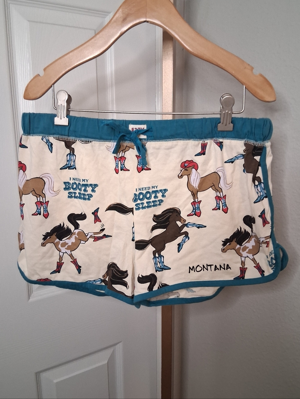 Lazy One Booty Sleep Shorts Size Large Womens Boxer